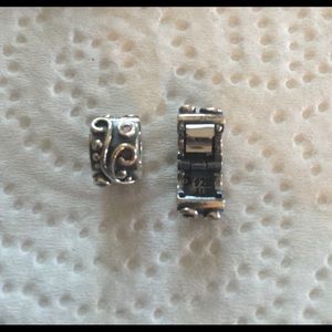 Pandora bracelet clips